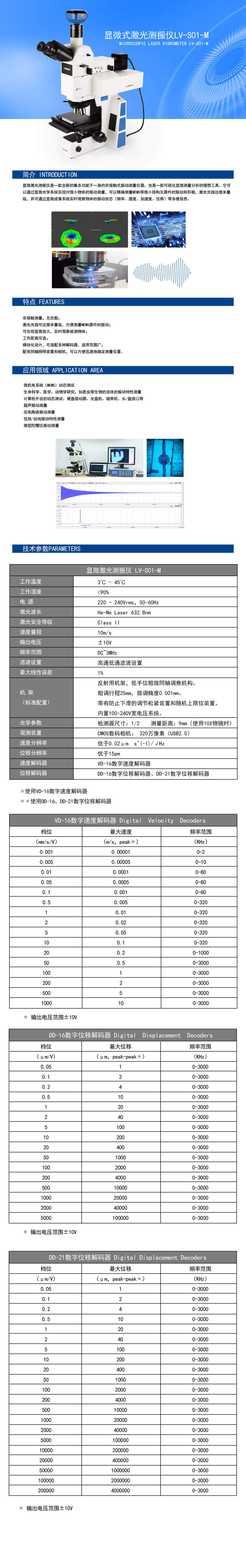 显微式激光测振仪LV-S01-M